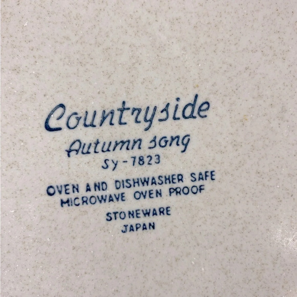 Vintage Countryside Maize & Autumn Song Dinner And Side  Plates - Picture 9 of 11